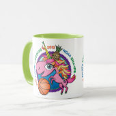 Tasse de café fruitée de licorne (Devant gauche)