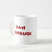 Tasse de café fumiste de bouledogue de Bah (Devant gauche)
