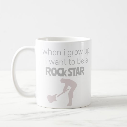 Tasse de café Future Rock Star (Gauche)