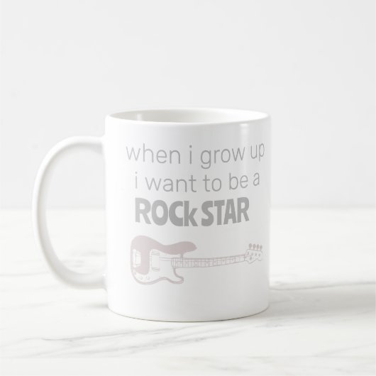 Tasse de café Future Rock Star (Gauche)
