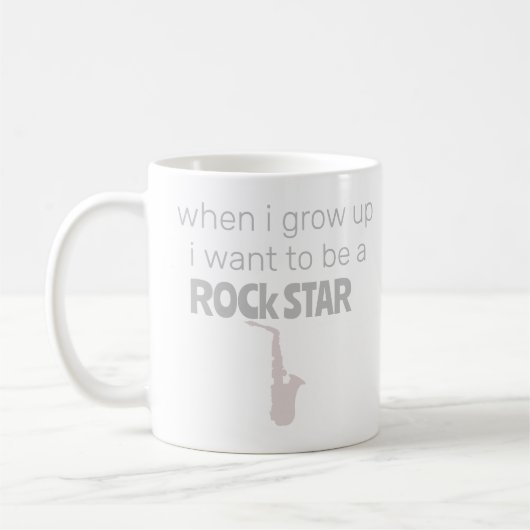 Tasse de café Future Rock Star (Gauche)