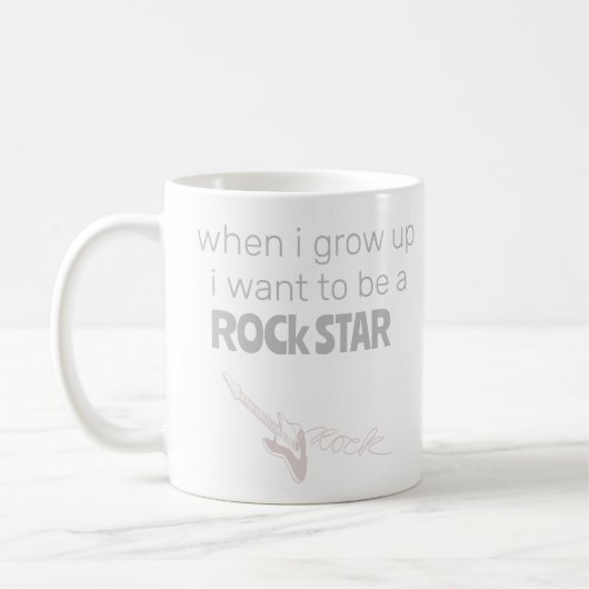 Tasse de café Future Rock Star (Gauche)