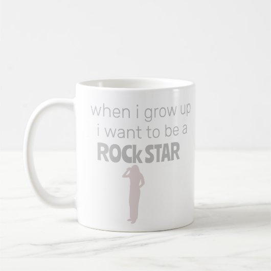 Tasse de café Future Rock Star (Gauche)
