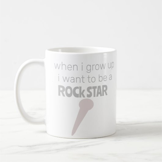 Tasse de café Future Rock Star (Gauche)