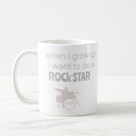 Tasse de café Future Rock Star (Gauche)