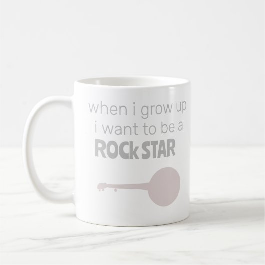 Tasse de café Future Rock Star (Gauche)