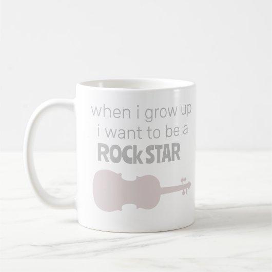 Tasse de café Future Rock Star (Gauche)