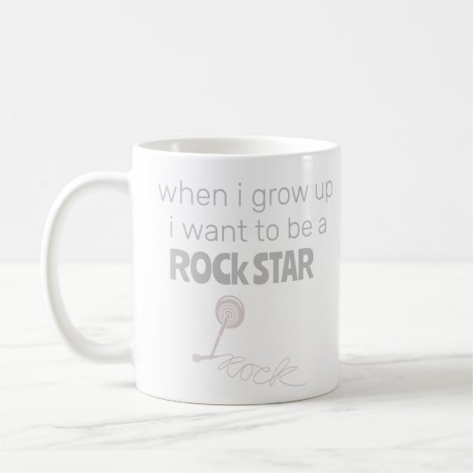 Tasse de café Future Rock Star (Gauche)