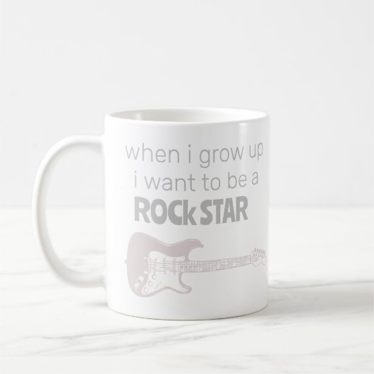 Tasse de café Future Rock Star (Gauche)