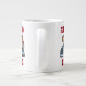 Tasse de café géant de camionneur américain (Dos)