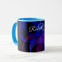 Tasse de café géométrique anneau cylindrique 3D à