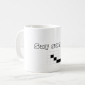 Tasse de café géométrique de bouche (Devant gauche)