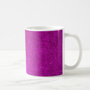 Tasse de café Girly avec des parties scintillantes