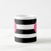 Tasse de café Girly de coeur (Centre)