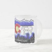 Tasse de café givrée par horizon de Denver le (Devant droit)