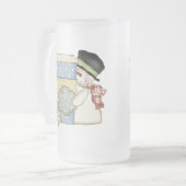 Tasse de café givrée par Noël de vacances de (Devant gauche)
