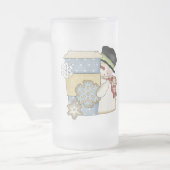 Tasse de café givrée par Noël de vacances de (Gauche)