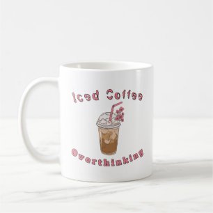 Tasse de café glacé esthétique pour les surpenseur