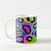 Tasse de café Glamour Couleur Léopard Guépard Arc- (Gauche)