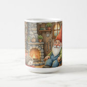 Tasse de café gnome confortable hérisson enchanté (Centre)