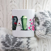 Tasse de café goth rose boug whimsigoth