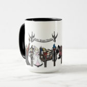 tasse de café gothique de théâtre de marionnette (Devant gauche)