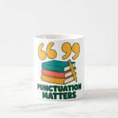 Tasse de café Grammar Fun La ponctuation compte (Centre)