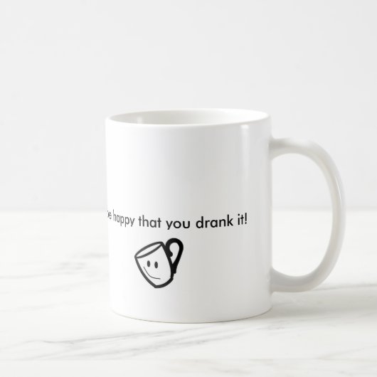 Tasse de café ! Grand slogan ! Conception (Droite)
