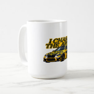 Tasse de café graphique GT Racing Je chasse l'ap