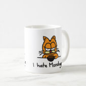 Tasse de café grincheuse de chat (Devant droit)