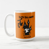 Tasse de café Halloween Maison Hantée Épouvantable (Gauche)