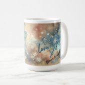 Tasse de café Hanukkah Love & Light (Devant droit)