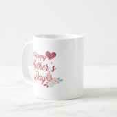 Tasse de café heureuse adorable du jour de mère | (Devant gauche)