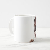 Tasse de café heureuse de bouledogue français (Devant gauche)