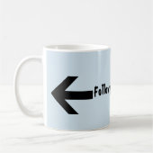 Tasse de café heureuse de citation (Gauche)