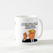 Tasse de café heureuse de fête des pères de Donald (Devant droit)