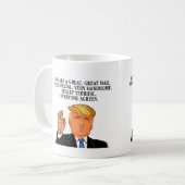 Tasse de café heureuse de fête des pères de Donald (Devant gauche)
