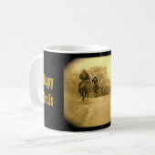 Tasse de café heureuse de traînées (Devant gauche)