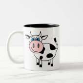 Tasse de café heureuse de vache à garçon (Gauche)
