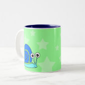 Tasse de café heureuse d'escargot (Devant gauche)