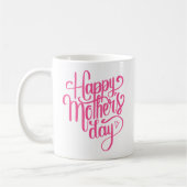 Tasse de café heureuse élégante du jour de mère | (Gauche)