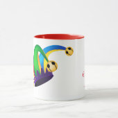 Tasse de café heureuse idiote (Centre)