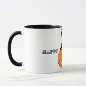 Tasse de café heureuse mignonne de chaton de (Gauche)