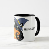 Tasse de café heureuse mignonne de chaton de (Devant droit)