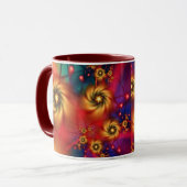 Tasse de café hippie super de ciel ! (Devant gauche)