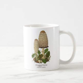 Tasse de café hirsute de champignon de crinière