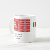 Tasse de café historique de République de Venise (Devant gauche)