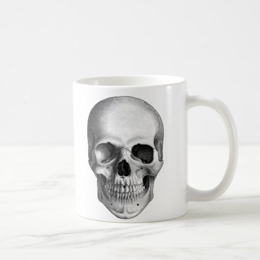 Tasse de café humaine de crâne (Droite)