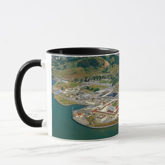 Tasse de café imagée de prison de San Quentin (Gauche)