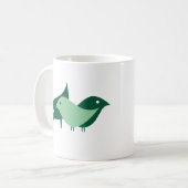 Tasse de café imaginaire de trois filles {oiseaux} (Devant gauche)